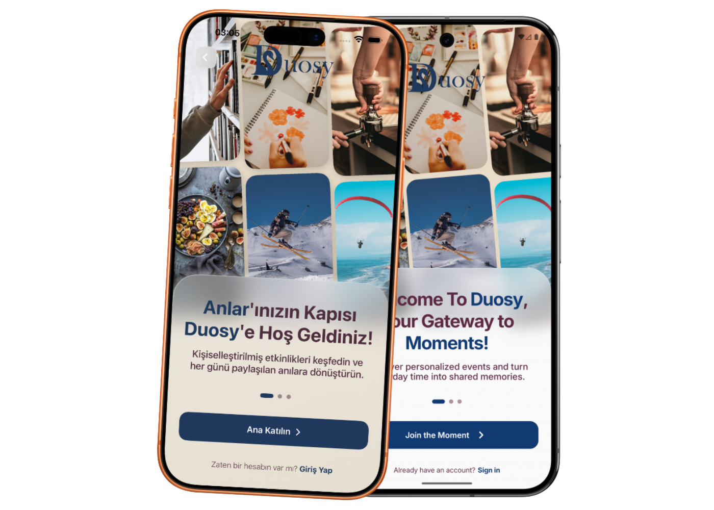 Duosy on iPhone and Android