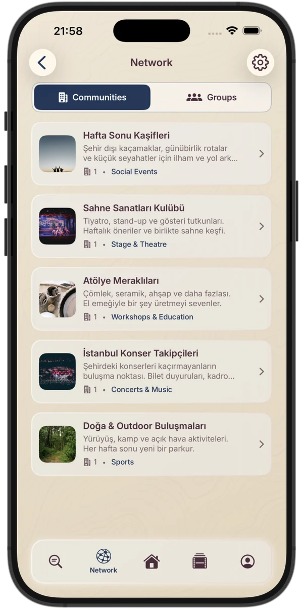 Social screen